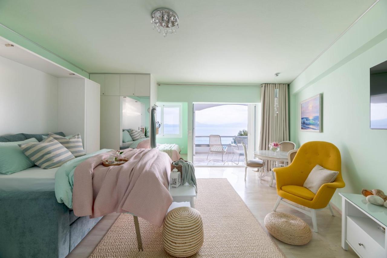 Lydia'S Luxury Apartment Loutraki  Luaran gambar